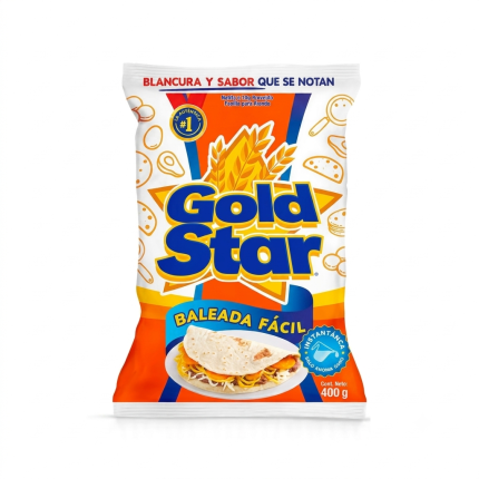 Harina Gold Stard Preparada de 1 Libras
