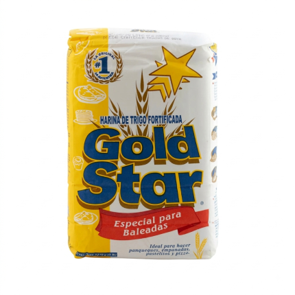Harina de trigo Gold Stard Preparada 5 Libras